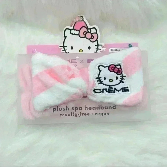 THE CREME SHOP X HELLO KITTY Plush Spa Headband - Picture 1 of 3